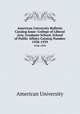 American University Bulletin Catalog Issue: College of Liberal Arts, Graduate School, School of Public Affairs Catalog Number. 1938-1939, American University 