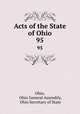 Acts of the State of Ohio. 95, Ohio, Ohio General Assembly, Ohio Secretary of State 