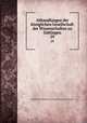 Abhandlungen der kniglichen Gesellschaft der Wissenschaften zu Gttingen. 29, 
