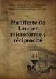Manifeste de Laurier microforme : rciprocit, 