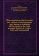 Observations on the character and culture of the European vine, during a residence of five years in the vine growing district of France, Italy and Switzerland, Fisher, S. I. [from old catalog],Chapius, Brun. [from old catalog],Bulos, XXX. [from old catalog] 