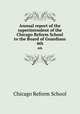 Annual report of the superintendent of the Chicago Reform School to the Board of Guardians. 4th, Chicago Reform School 