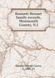 Bennett-Bennet family records, Monmouth County, N.J, Martin, George Castor, b. 1885. 1n 