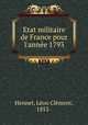Etat militaire de France pour l`anne 1793, 