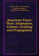 American Vines: Their Adaptation, Culture, Grafting and Propagation, Pierre Viala, Louis Ravaz, Raymond Dubois , William Percy Wilkinson 