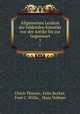 Allgemeines Lexikon der bildenden Knstler von der Antike bis zur Gegenwart. 1, Ulrich Thieme, Felix Becker, Fred C. Willis , Hans Vollmer 