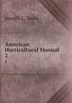 American Horticultural Manual.. 2, Joseph L. Budd 
