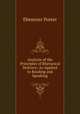 Analysis of the Principles of Rhetorical Delivery: As Applied to Reading and Speaking, Ebenezer Porter 
