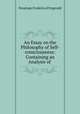 An Essay on the Philosophy of Self-consciousness: Containing an Analysis of ., Penelope Frederica Fitzgerald 