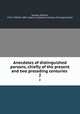 Anecdotes of distinguished persons, chiefly of the present and two preceding centuries . 2, Seward, William, 1747-1799,Pre-1801 Imprint Collection (Library of Congress) DLC 