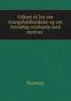 Udkast til lov om tvangsfuldbyrdelse og om forelbig retshjlp med motiver ., Norway 