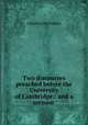 Two discourses preached before the University of Cambridge.: and a sermon ., Claudius Buchanan 