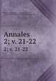Annales. 2; v. 21-22, 