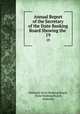 Annual Report of the Secretary of the State Banking Board Showing the .. 19, Nebraska State Banking Board, State Banking Board, Nebraska 