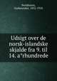 Udsigt over de norsk-islandske skjalde fra 9. til 14. arhundrede, 