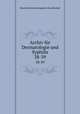 Archiv fr Dermatologie und Syphilis. 38-39, Deutsche Dermatologische Gesellschaft 