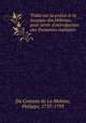 Traite sur la poesie et la musique des Hebreux, pour servir d`introduction aux Pseaumes expliques, Du Contant de La Molette, Philippe, 1737-1793 