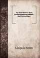 Aus dem Westen: Neue Predigtsammlung(sabbath- und Festvortrge), Leopold Stein 