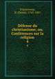 Dfense du christianisme, ou, Confrences sur la religion. 4, Frayssinous, D. (Denis), 1765-1841 