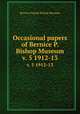 Occasional papers of Bernice P. Bishop Museum. v. 5 1912-13, Bernice Pauahi Bishop Museum 