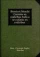 Bionis et Moschi Carmina ex codicibus Italis a se collatis: ex codicibus ., Bion, Christoph Ziegler, Moschus 