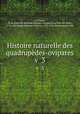 Histoire naturelle des quadrupdes-ovipares. v 3, 