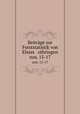 Beitrge zur Forststatistik von Elsass othringen. nos. 15-17, 