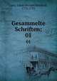 Gesammelte Schriften;. 01, Lenz, Jakob Michael Reinhold, 1751-1792 