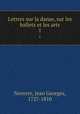 Lettres sur la danse, sur les ballets et les arts. 1, Noverre, Jean Georges, 1727-1810 