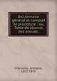 Dictionnaire gnral et complet de procdure : ou, Table du Journal des avous ., Chauveau, Adolphe, 1802-1869 
