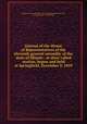 Journal of the House of Representatives of the eleventh general assembly of the state of Illinois : at their called session, begun and held at Springfield, December 9, 1839, Illinois. General Assembly. House of Representatives (11th, second session : 1839-1840) 