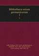 Bibliotheca rerum germanicarum. 1, 
