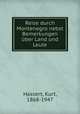 Reise durch Montenegro nebst Bemerkungen ber Land und Leute, Hassert, Kurt, 1868-1947 