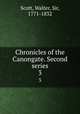 Chronicles of the Canongate. Second series. 3, Scott, Walter, Sir, 1771-1832 