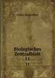 Biologisches Zentralblatt. 11, Isidor Rosenthal 