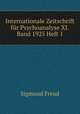 Internationale Zeitschrift fr Psychoanalyse XI.Band 1925 Heft 1, Sigmund Freud 