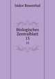 Biologisches Zentralblatt. 15, Isidor Rosenthal 