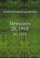 Mmoires. 20, 1918, 