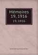 Mmoires. 19, 1916, 