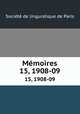 Mmoires. 15, 1908-09, 