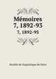 Mmoires. 7, 1892-93, 