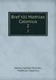 Bref till Mathias Calonius. 2, Henrik Gabriel Porthan, Matthias Calonius 