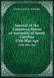 Journal of the Commons House of Assembly of South Carolina. 1706 Mar/Apr, South Carolina. Assembly 