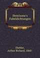 Henrisone`s Fabeldichtungen, Diebler, Arthur Richard, 1860- 