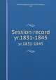 Session record. yr.1831-1845, First Presbyterian Church (Fort Wayne, Ind.) 