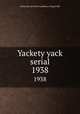 Yackety yack serial. 1938, University of North Carolina at Chapel Hill 