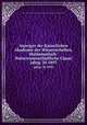 Anzeiger der Kaiserlichen Akademie der Wissenschaften, Mathematisch-Naturwissenschaftliche Classe. jahrg. 30 1893, Kaiserl. Akademie der Wissenschaften in Wien. Mathematisch-Naturwissenschaftliche Klasse 