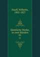 Smtliche Werke, in zwei Bnden. 01, Hauff, Wilhelm, 1802-1827 