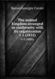The animal kingdom arranged in conformity with its organization. v 1 (1831), Cuvier Georges 