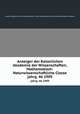 Anzeiger der Kaiserlichen Akademie der Wissenschaften, Mathematisch-Naturwissenschaftliche Classe. jahrg. 46 1909, Kaiserl. Akademie der Wissenschaften in Wien. Mathematisch-Naturwissenschaftliche Klasse 